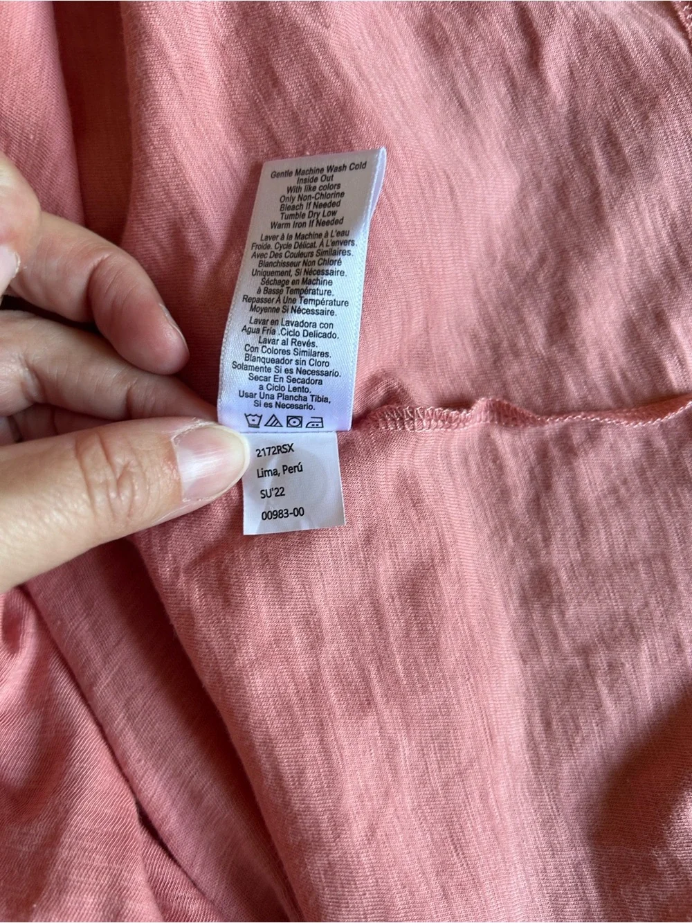Nation Los Angeles Pink Ruffle Sleeve Women's Top | Size Large - NWOT